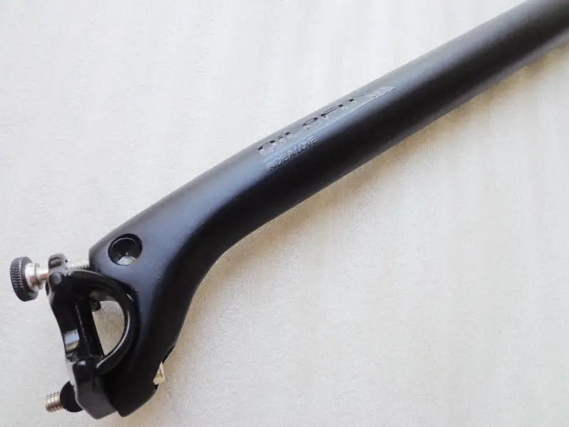 Новейший Матовый велосипед QILEFU из углеродного волокна подседельный штырь 25 мм