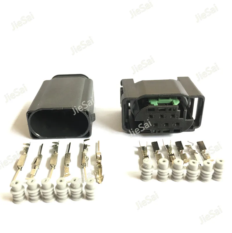 

6 Pin 1-967616-1 7M0 973 119 Female Male Accelerator Pedal Plug For BENZ BMWThrottle Valve Sensor Connector