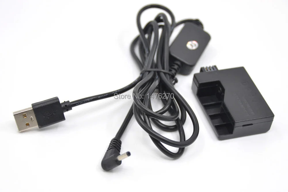 USB ACK-E5 Мобильный Внешний аккумулятор зарядное устройство кабель+ LP-E5 LPE5 манекен батарея DR-E5 DC муфта для Canon EOS 450D 500D 1000D XS XSi T1i