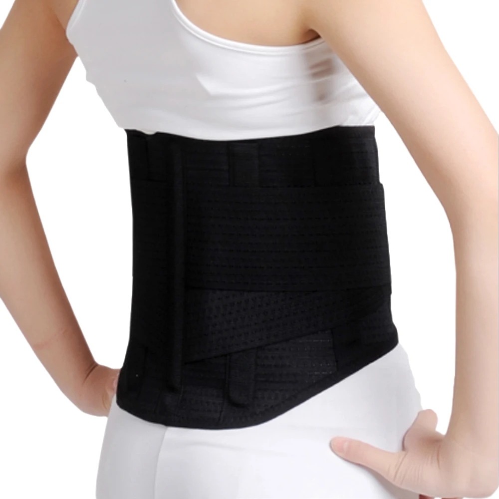 Поддерживающий Пояс из лайкры для талии пояс поясничного диска грыжа растяжение
