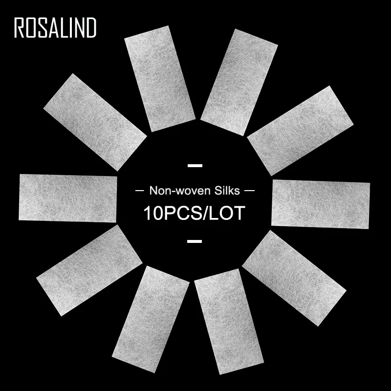 Формочки для наращивания ногтей ROSALIND формочки из нетканого Шелкового геля