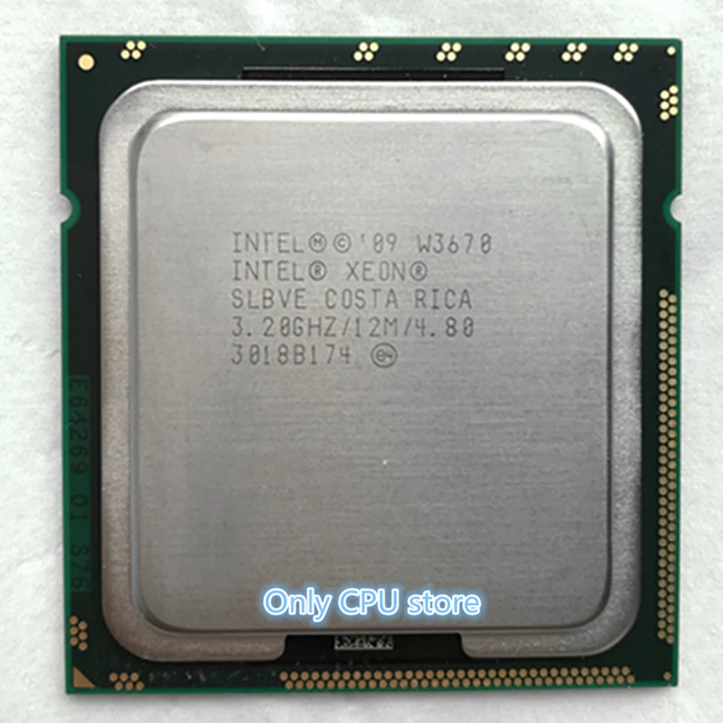 Процессор Intel Xeon W3670 3 2 46 ГГц 12 м 6 ядер потоков LGA 1366 X58 = бесплатная доставка|xeon