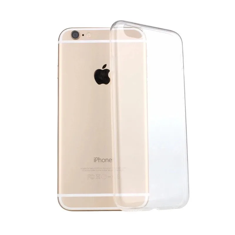 Ультратонкий Прозрачный гелевый мягкий чехол из ТПУ для iphone 7 plus 6 6s 5s 5c SE защитный