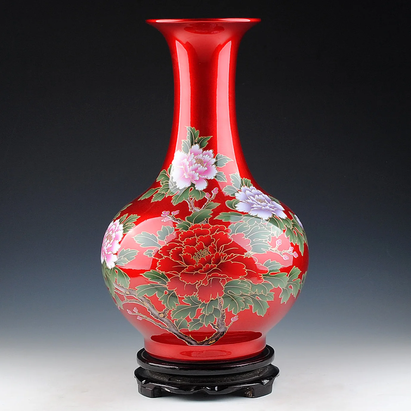 Керамика Цзиндэчжэнь Хрустальная глазурь цветущая китайская Современная