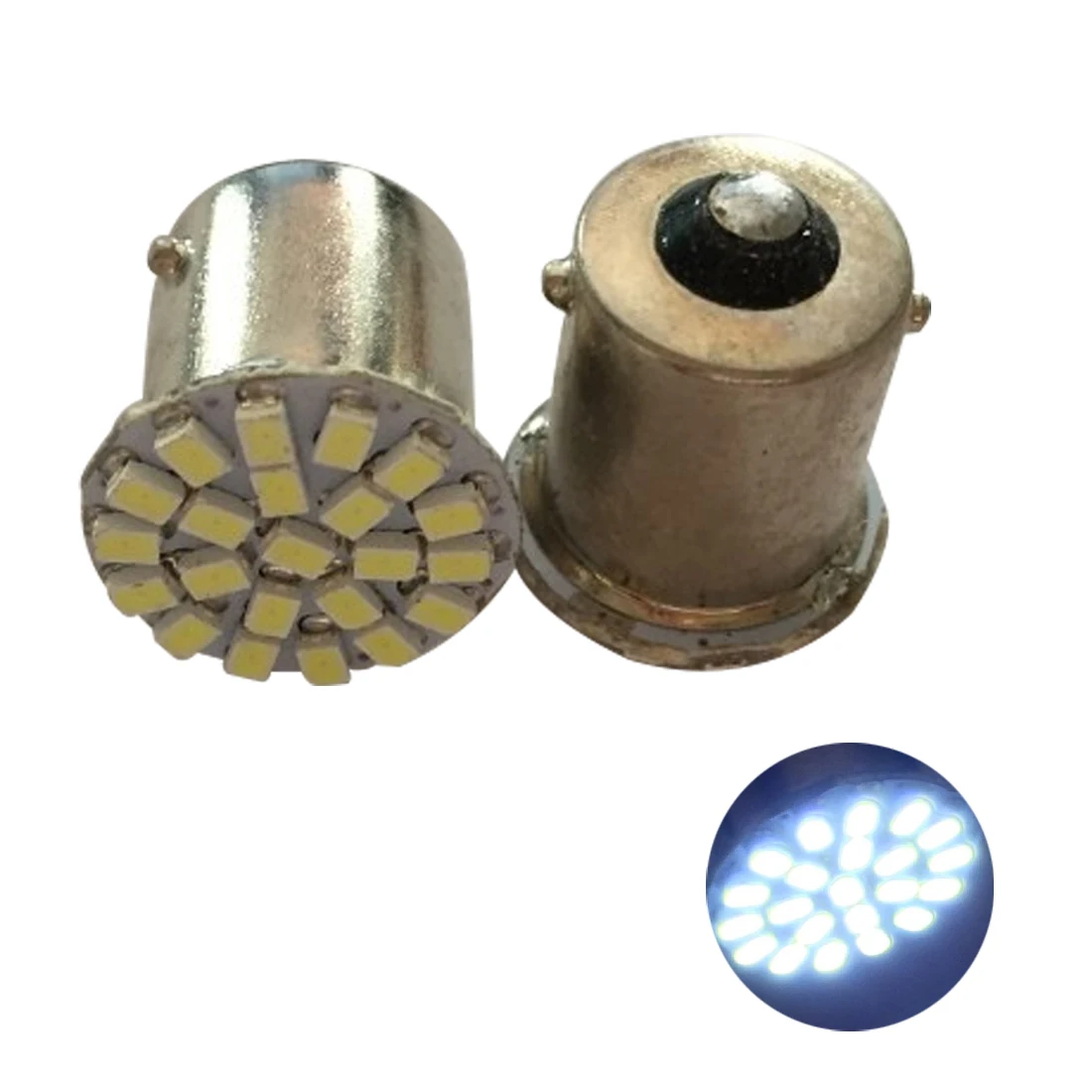 1156 22SMD P21W BA15S светодиодный автомобильная лампа Авто Передние стоп сигналы
