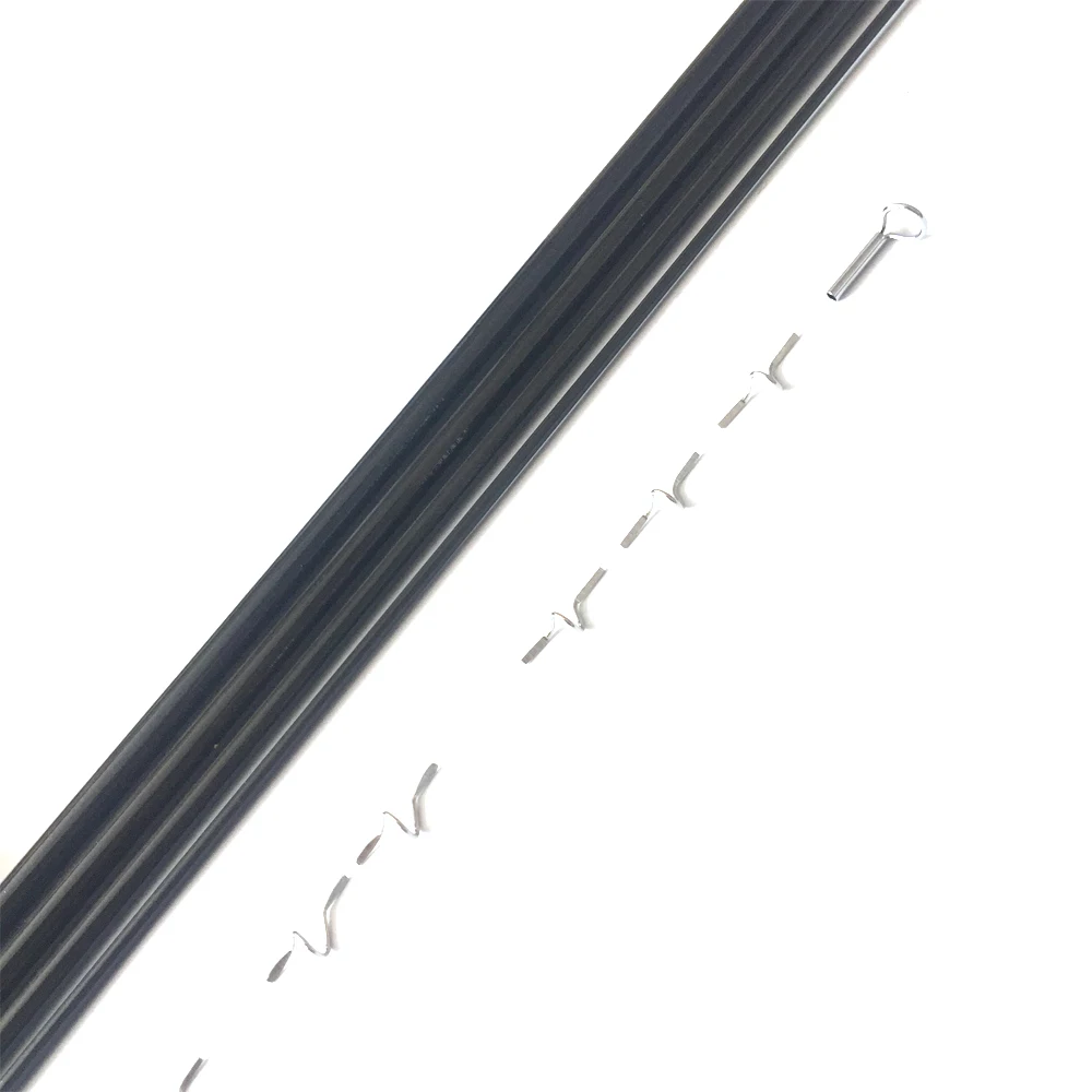 IM6 9ft 5/6wt 4 шт. Fly Rod DIY Kit прозрачный зеленый и черный цвет частный Удочка комбо компоненты