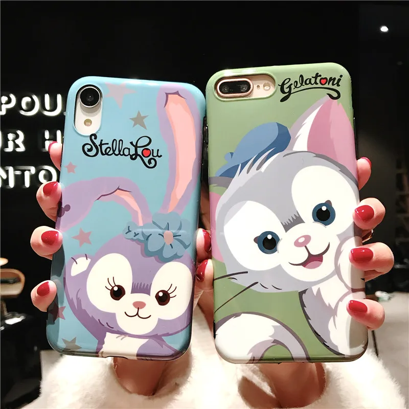 Marchcover Япония милый мультфильм Стелла гелатони чехол для iPhone X XS MAX XR IMD Мягкий ТПУ