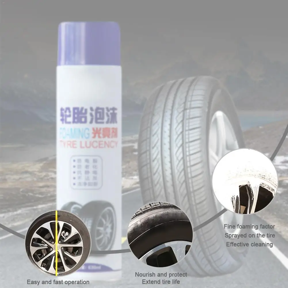 Блеск для шин блеск спрей автомобильных воск осветлитель сильный дезактиватор