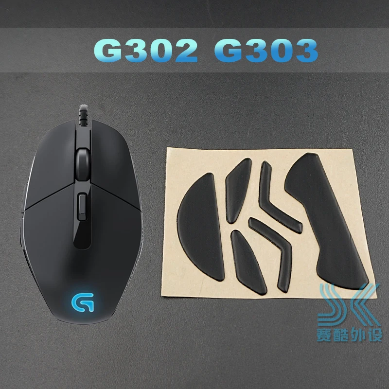 Тефлоновое покрытие 3M Мышь средства ухода за кожей стоп коньки для logitech G100 g102 Gpro G300 G300s G302 G303 G304 G305 G400 G400S MX518 G402 игровой Мышь 0,6 мм