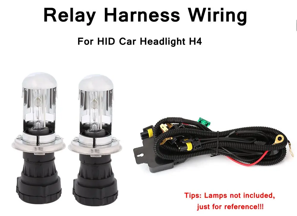 HID Hi Lo биксеноновое реле контроллер проводки для Автомобильных Фар H4 9003
