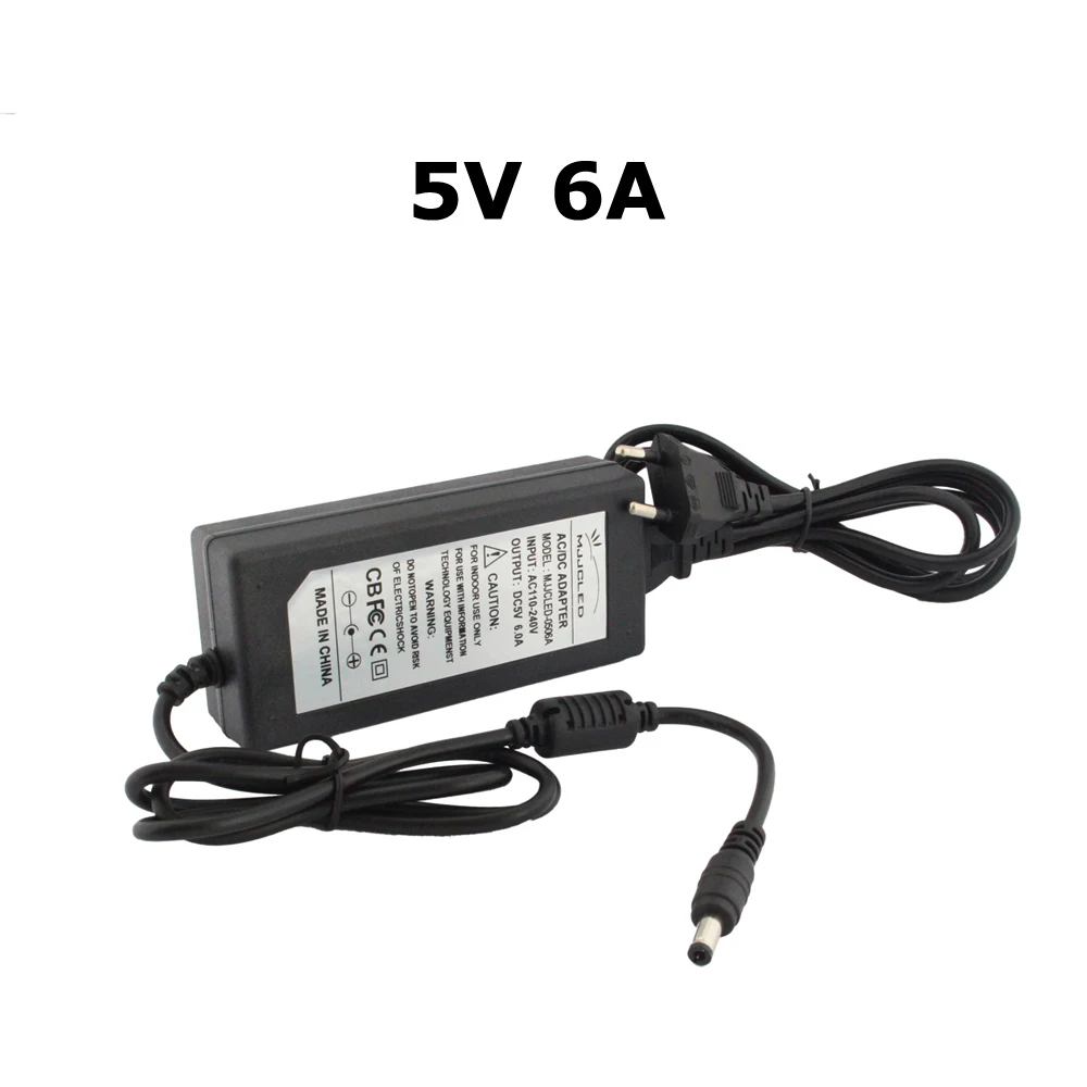 5 вольт Питание 5 V 5A 8A 10A 1A 2A 3A 4A Мощность, переносной, вилка стандарта AC DC 110V 220V to 5 V Питание блок для Светодиодные ленты