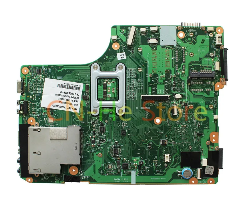 Материнская плата JOUTNDLN для ноутбука Toshiba Satellite A500 A505 V000198170 6050A2338701 MB A01 HM55 DDR3|motherboard
