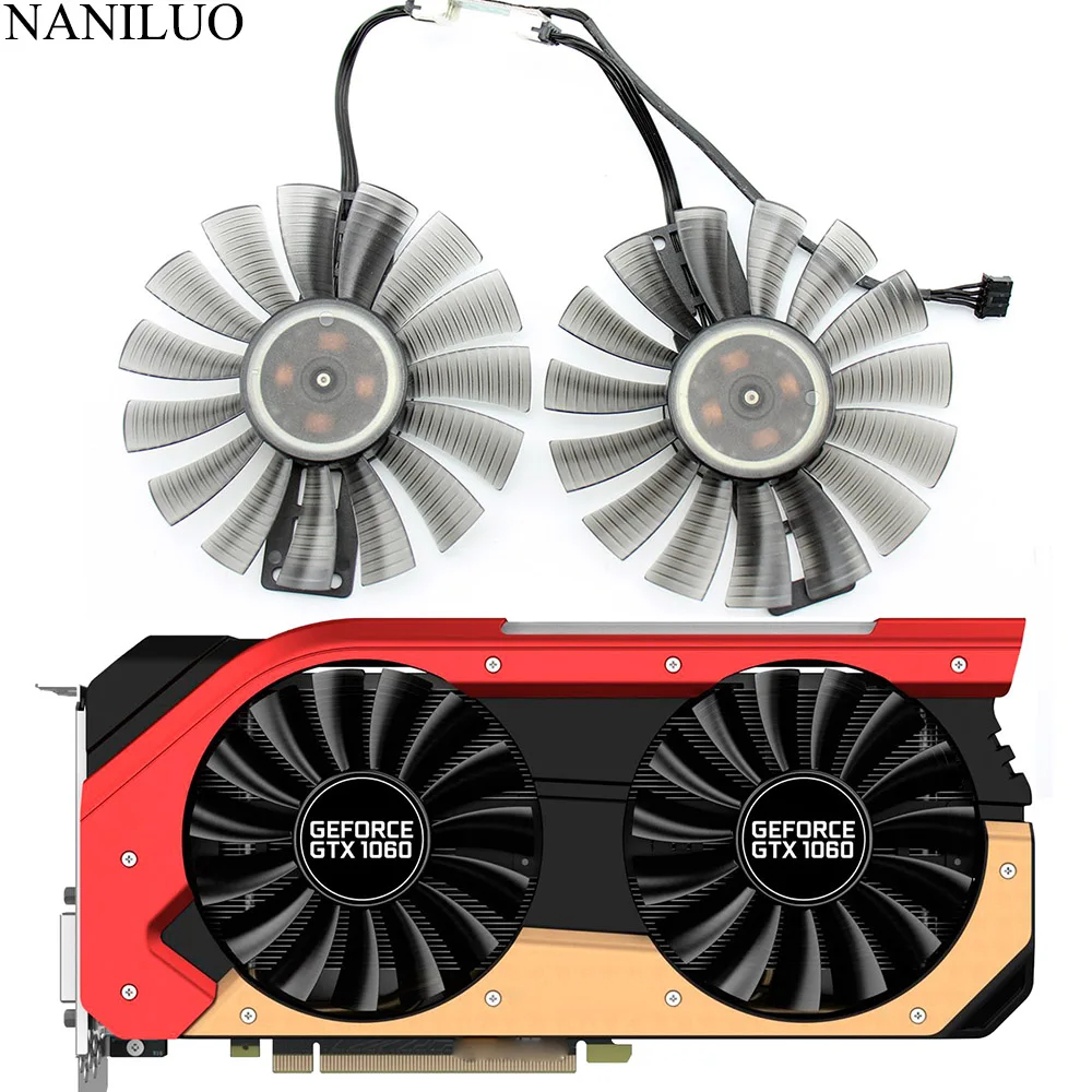 Вентилятор FD9015U12S для видеокарт GeForce GTX 1060 Phoenix 12 В 0 55 А 4 контакта GS 88 мм | Компьютеры