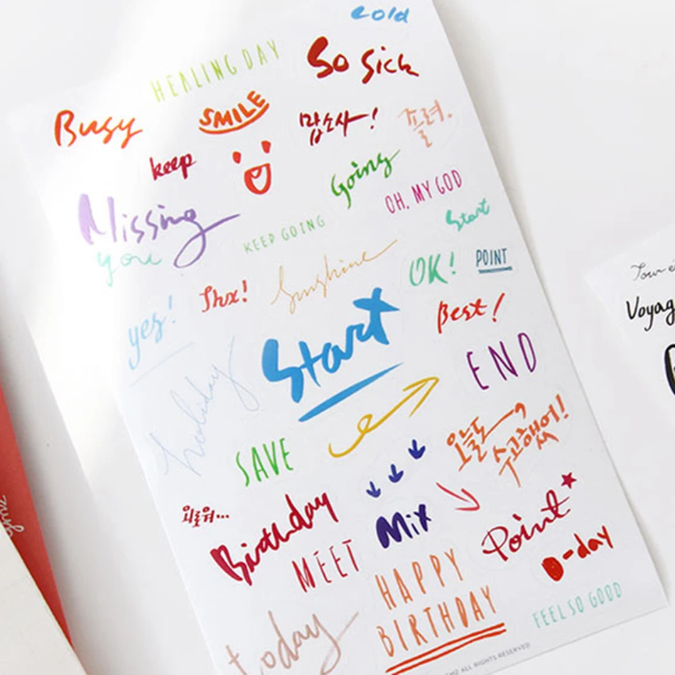 8 листов Kawaii стикер Дневник стикер s планировщик стикер s/Sticky Notes/Papeleria/канцелярские товары