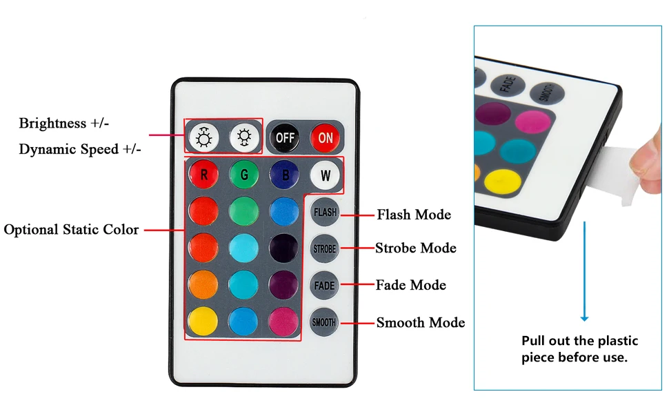 Комплект светодиодных лент Dream RGB SMD 3528 5 м 300 светодиодный s DC 12 В гибкий Сказочный светильник с ИК-пультом дистанционного управления 24 Вт адаптер питания