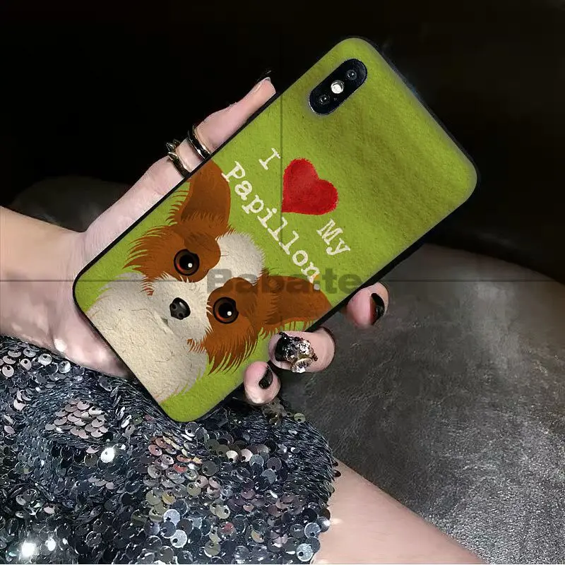A14 Babaite я люблю свою собака Йоркширский терьер Papillon боксер Coque Оболочка Чехол для телефона для iPhone 8 7 6 6S Plus X XS MAX 5 5S SE XR Чехол для мобильного телефона s - Цвет: A14
