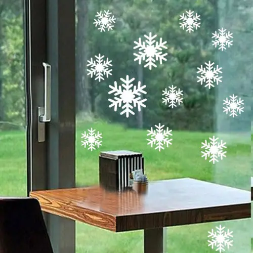 Снежинки съемные настенные стикеры наклейки Рождество Домашний Декор винил auc01 |