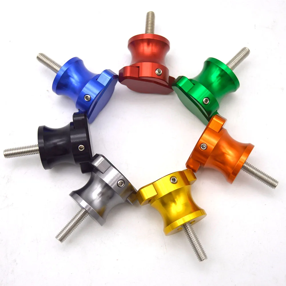 

Motorcycle Accessories CNC Aluminum Swingarm Spools Slider Stand Screws 10mm For KTM DUKE 125 200 390 DUKE
