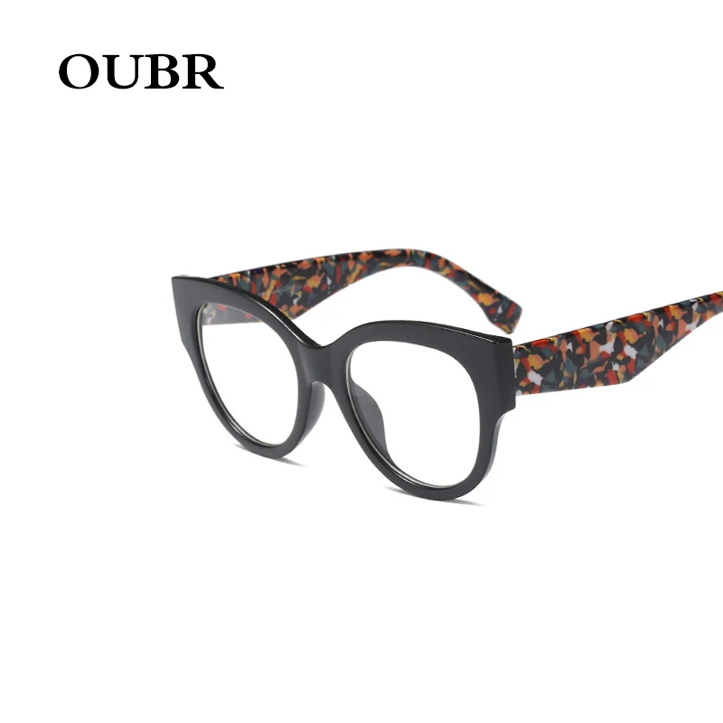 OUBR Модные женские очки с ободковой оправой рамки брендовые дизайнерские