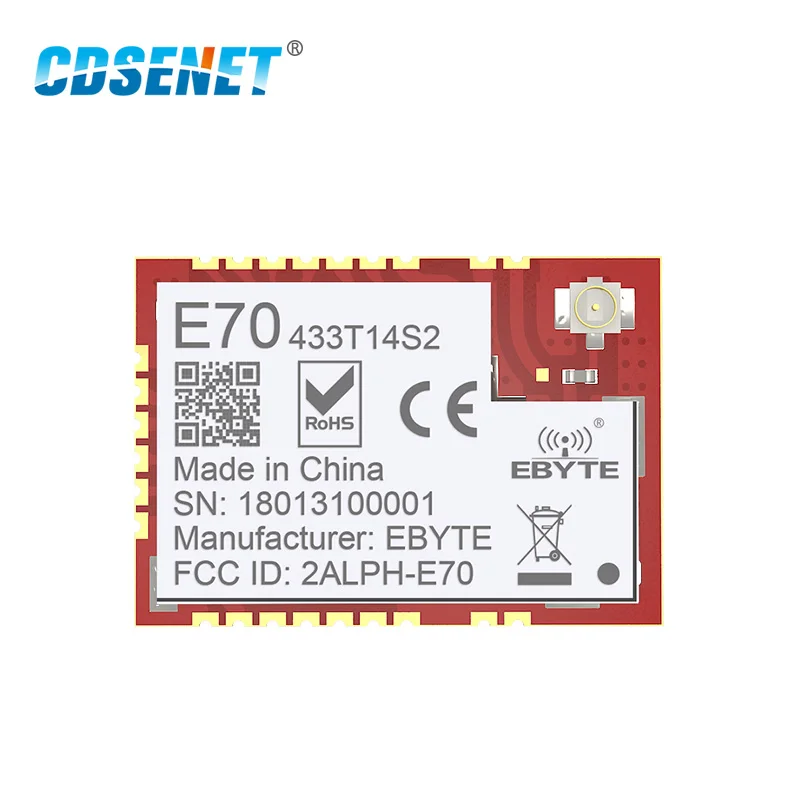 CC1310 RF беспроводной UART модуль последовательного порта 433 МГц 14 дБм 1 5 км CDSENET E70-433T14S2