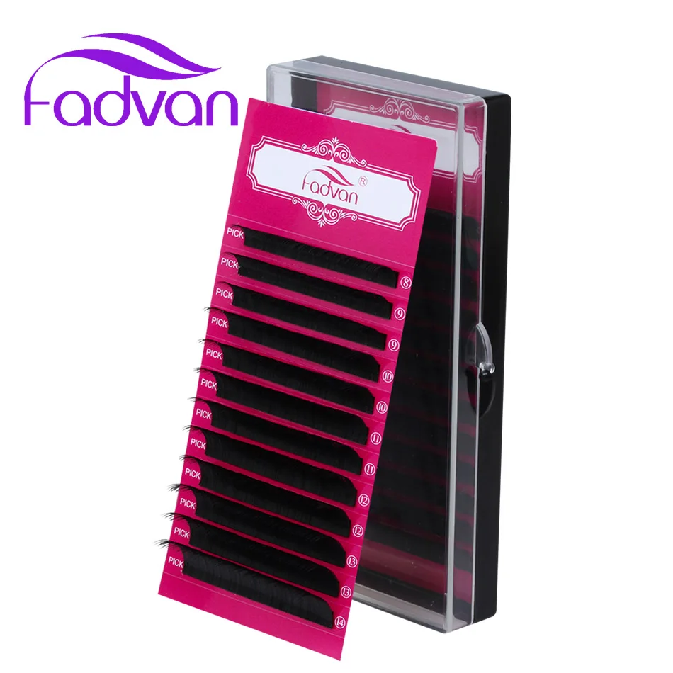 Fadvan Разделение наконечники плоские наращивания ресниц мягкий 0 15/0 20 в форме