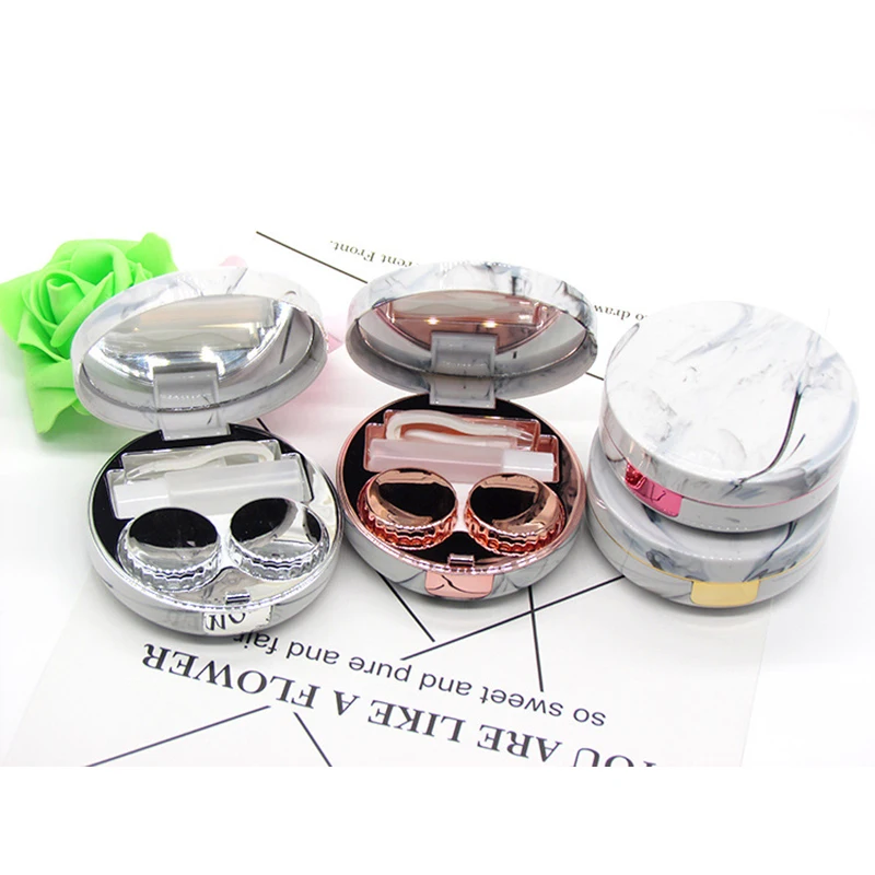 Контейнер для объектива с мраморной поверхностью зеркальная крышка чехол