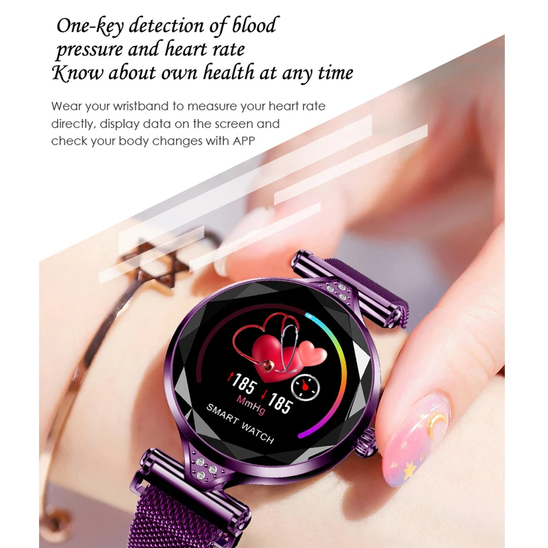 Смарт-браслет H2 цветной ЖК-браслет спортивные часы для Android/Ios фитнес-трекер