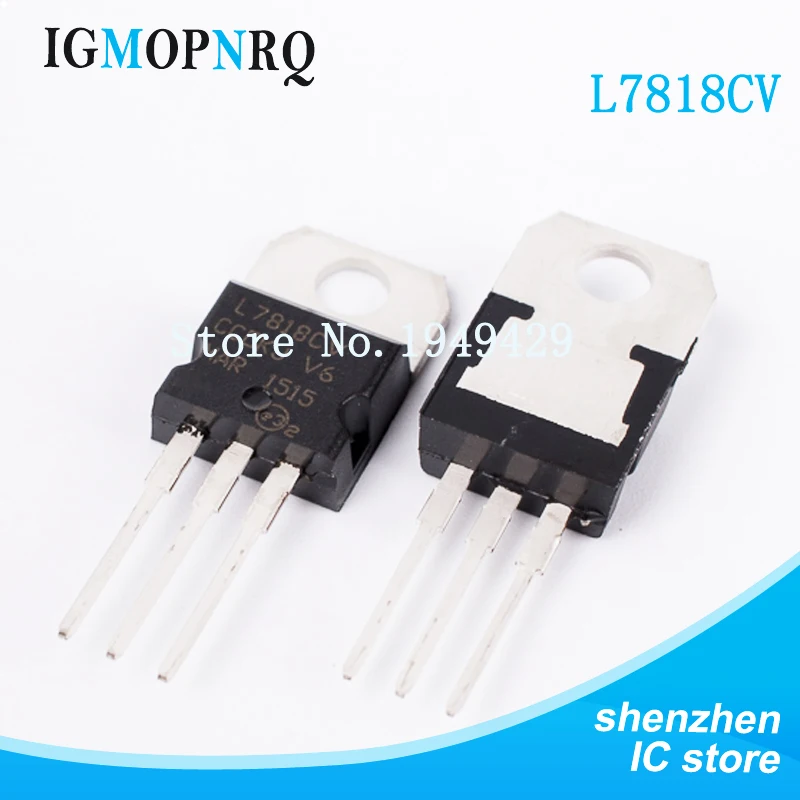 

10PCS/Lot L7818CV L7818 7818 Triode Transistor New TO-220 Wholesale Electronic