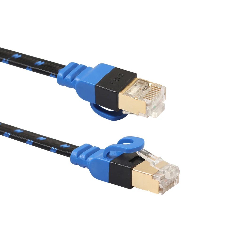 Ethernet кабель RJ45 CAT 7 CAT7 плоский сетевой LAN для маршрутизатора Switc 0 5 м/1 м/2 м/5 м/10 м/15