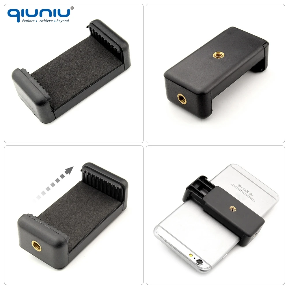 QIUNIU для GoPro алюминиевый селфи палка выдвижной ручной монопод полюс+ держатель зажим+ Штатив Адаптер для GoPro Hero 3+ 4 5 6 7