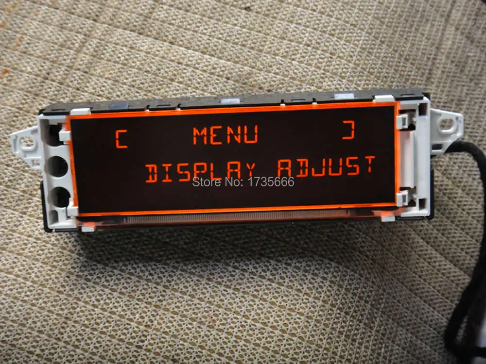 Оригинальный Автомобильный экран монитора поддержка USB aux дисплей красный