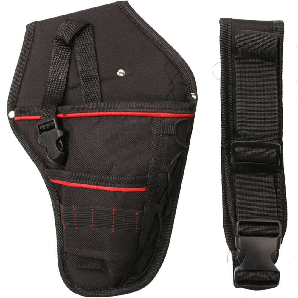 

PJLSW Multi-functional Waterproof Drill Holster Waist Tool Bag Electric Waist Belt Tool Pouch Bag for Wrench Hammer Screwdriver
