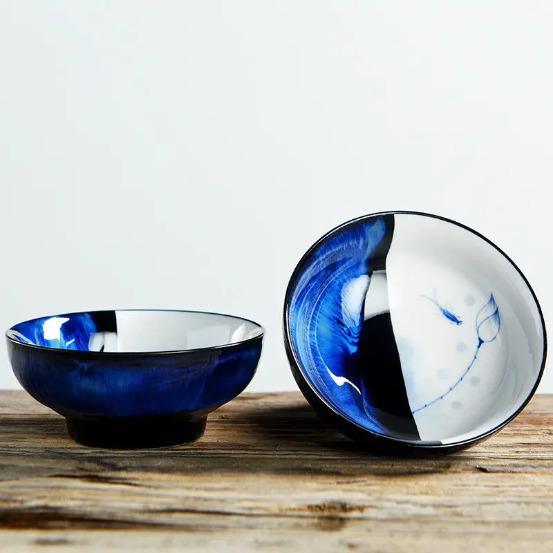 Китайская чайная чашка винтажная керамическая для обжига чайный набор кунг фу