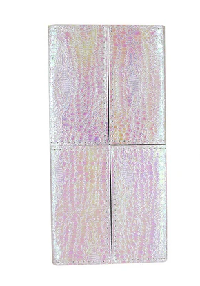 white rectangular 1 шт. Русалка Рыбная чешуя держатель кисточки для ногтей чехол для хранения сумка Косметическая Ручка Органайзер макияж маникюр Дизайн ногтей инструмент аксессуар - Цвет: white rectangular