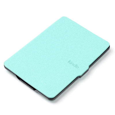 mint green for kpw 3 Чехол для funda Kindle Paperwhite 1, 2, 3, 6 дюймов, супертонкий чехол с функцией автоматического пробуждения/сна, смарт-чехол из искусственной кожи для Kindle Paperwhite 3 capa para - Цвет: mint green for kpw 3