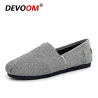 Новинка 2018, мужские лоферы без шнуровки в британском стиле, холщовые школьные туфли на плоской подошве для студентов, дышащая домашняя повседневная обувь для взрослых