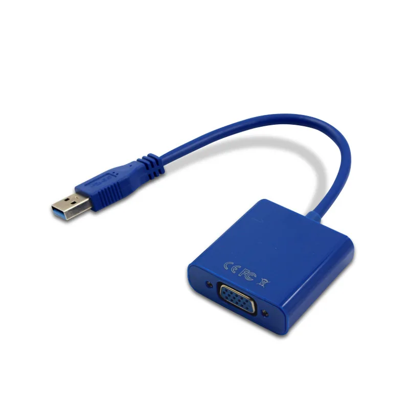 USB 3 0 для VGA адаптер мультидисплея конвертер внешняя видеографическая карта синий