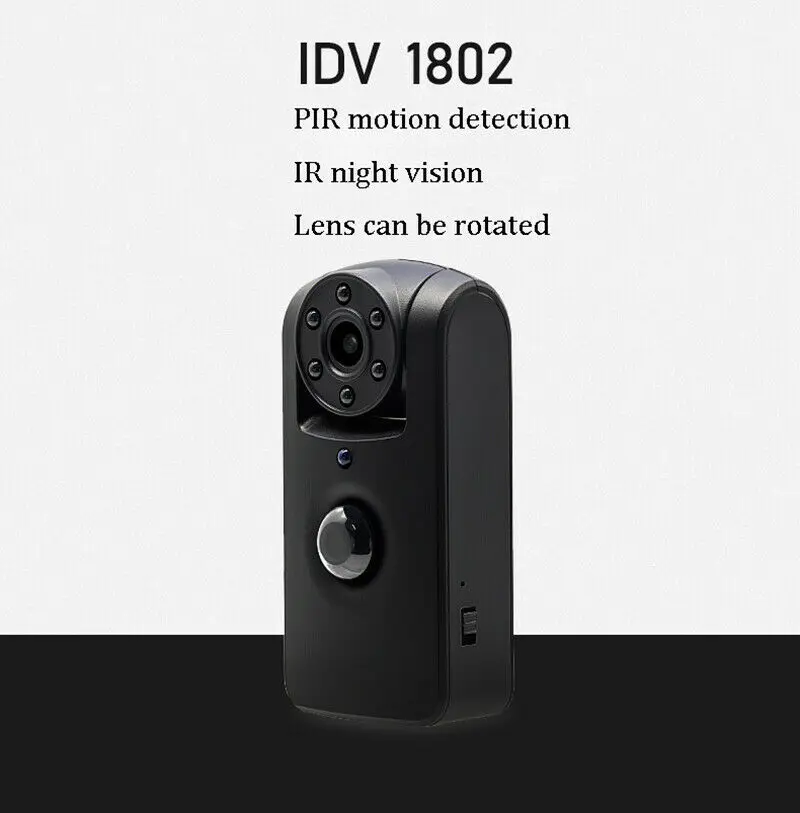 Boblov мини-камера HD 1080 P, вращающаяся микро-камера, записывающая видео, цифровая видеокамера, ИК Ночное Видение, маленькая Карманная камера DVR