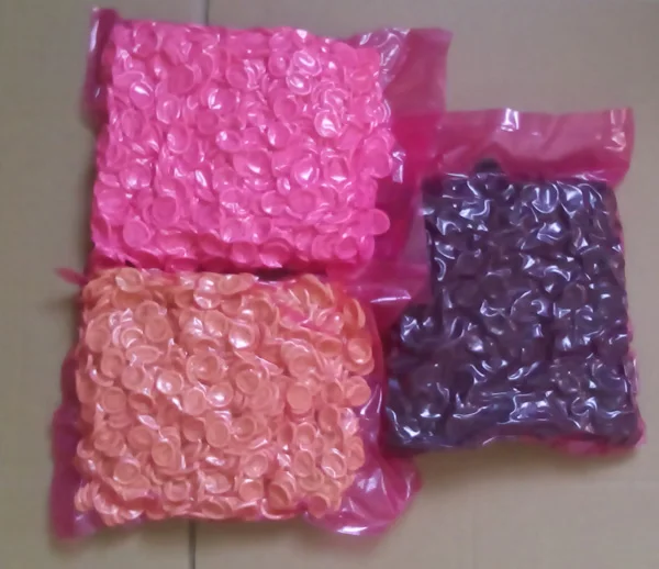 Напальчники розовый цвет износостойкий 500 г/лот 100% из натурального латекса