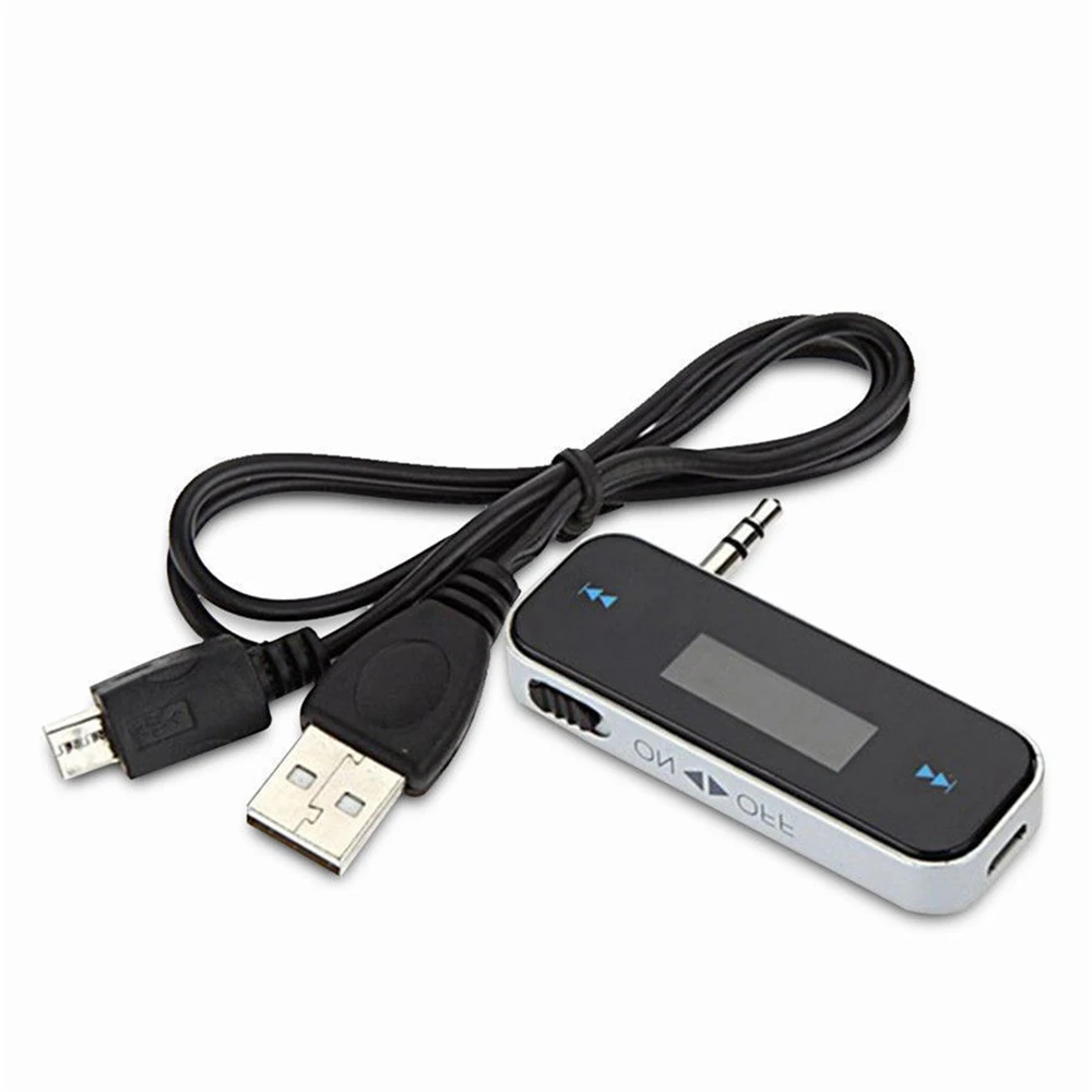 Новый 3 5 мм аудио разъем в автомобиль fm передатчик радио AUX адаптер для iPhone samsung iPod