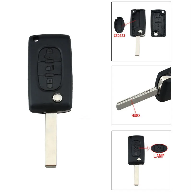 Чехол для автомобильного ключа CITROEN C2/C3/C4/C5/C6/C8/XSARA PICASSO | Автомобили и мотоциклы