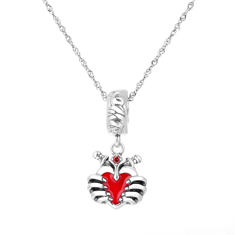 2016 новые украшения Хэллоуин красный Подвеска сердце бижутерия шарма