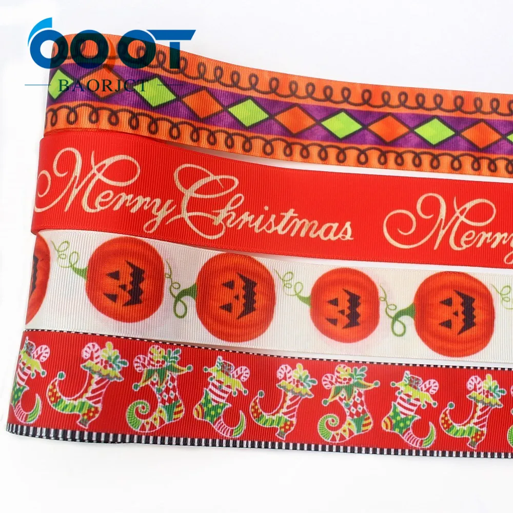 OOOT BAORJCT I 19703 1570 38 мм 10 ярдов мультфильм термопечать ленты grosgrain ремесла Лук cap DIY