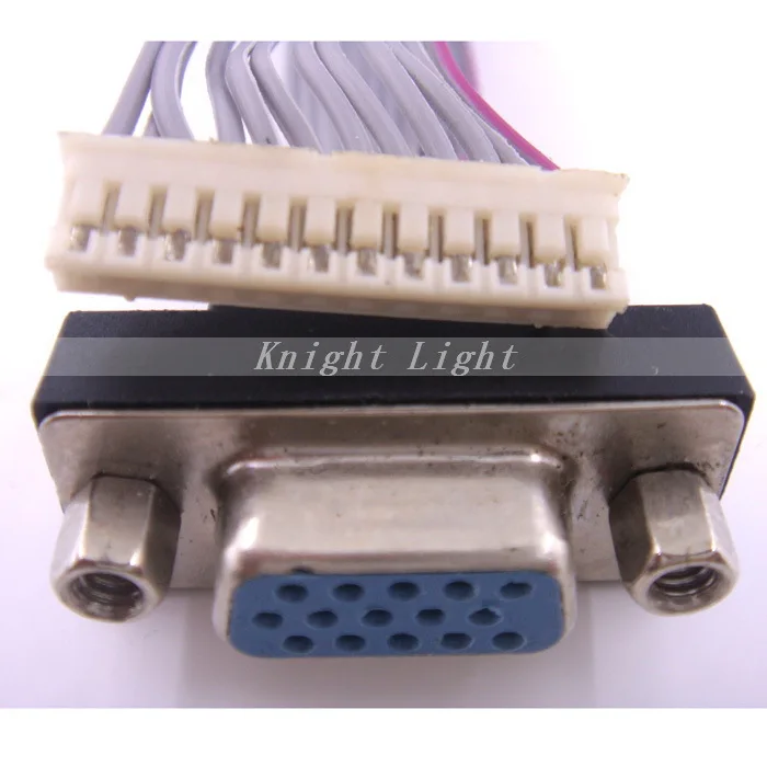 Плата ЖК-драйвера Встроенный кабель VGA сигнальный гнездовой разъем для монитора