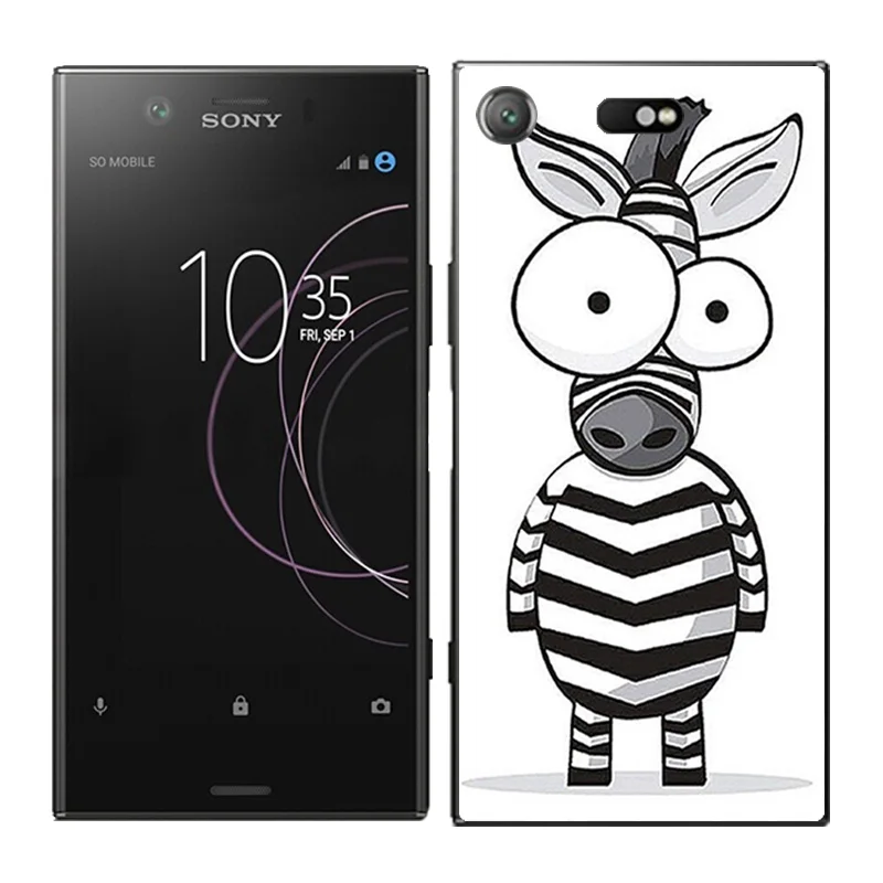 33 Чехлы для телефонов для Sony Xperia XZ1 компактный чехол слон чехол с рисунком Fundas Мягкий Силиконовый ТПУ чехол ультра тонкие чехлы - Цвет: 33