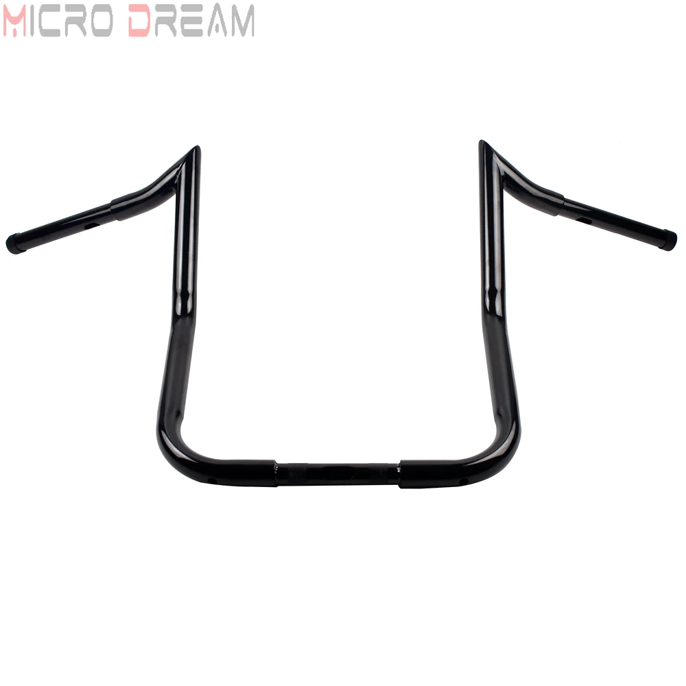 12 'ཊ'' 16 ''Rise Monkey Bagger Bar летучая мышь обтекатель руль Ape для Harley Softail Touring Road