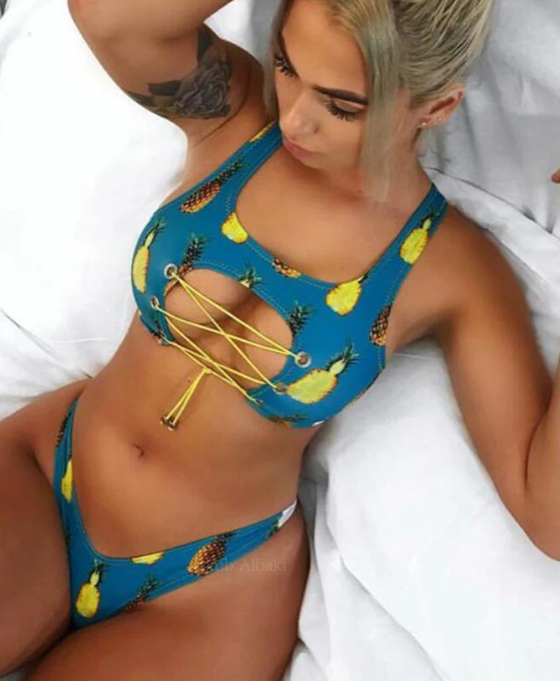bikini set 2019 Printed split Sexy swimsuit women's swimming suit separate female swimsuits fused |