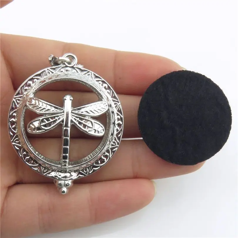 3 шт./лот разноцветные круглые полые животные Стрекоза медальон кулон ручной