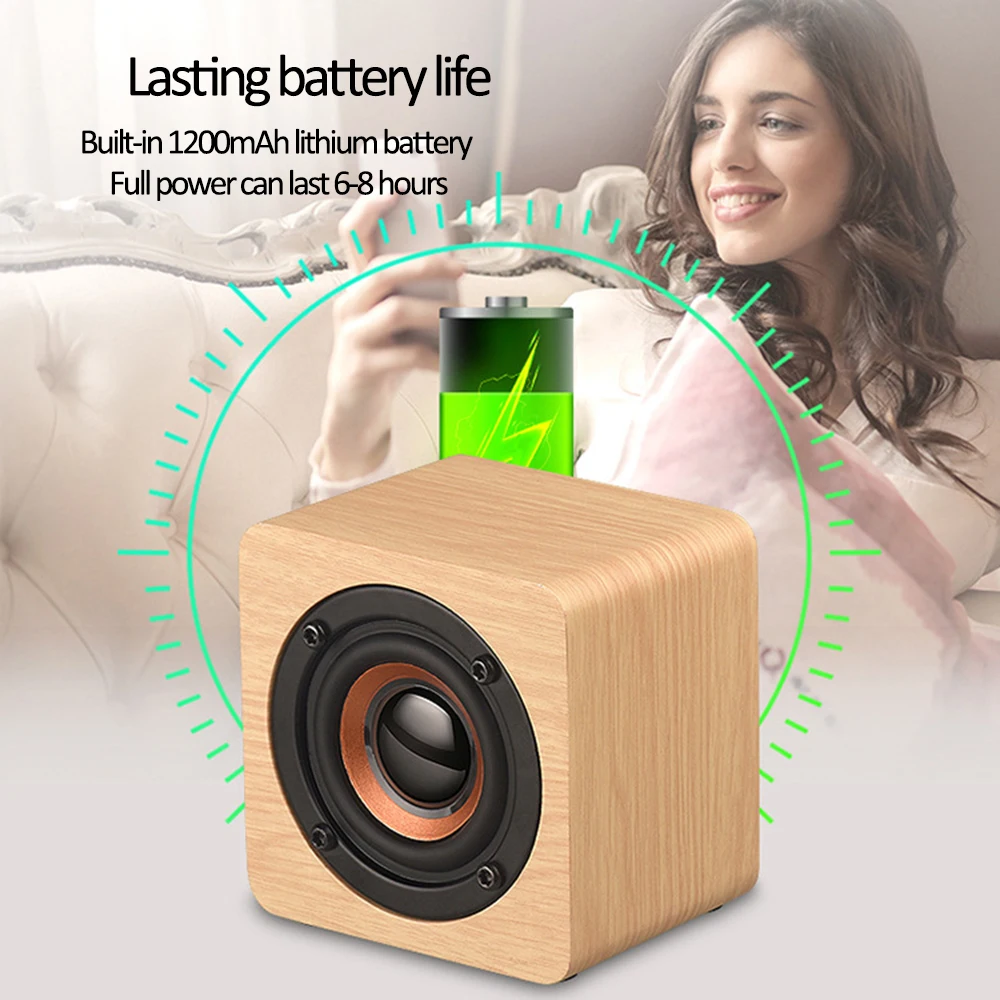 Abuzhen Мини Bluetooth динамик Портативный беспроводной громкой связи Caixa де сом