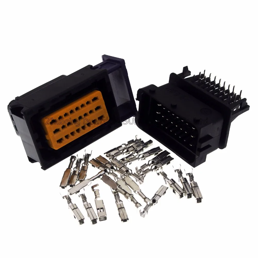 24 Pin/way Мужской и женский автомобильный масляный газовый компьютерный
